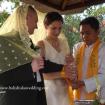 Buddhist wedding procession 