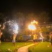 Fire dance blue heaven wedding 