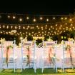 Light ball wedding decoration bali vintage florist