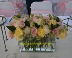 rose flower centerpiece