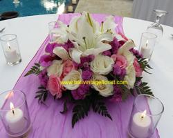 mix rose centerpiece 