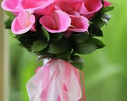 Pink Calla lily bouquet 