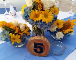 sun flower centerpiece 
