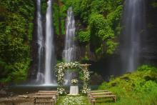 Watterfall Wedding Venue in Bali
