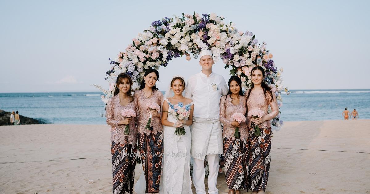 beach wedding bali