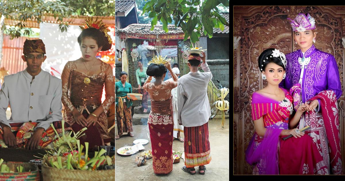 Balinese wedding tradition 