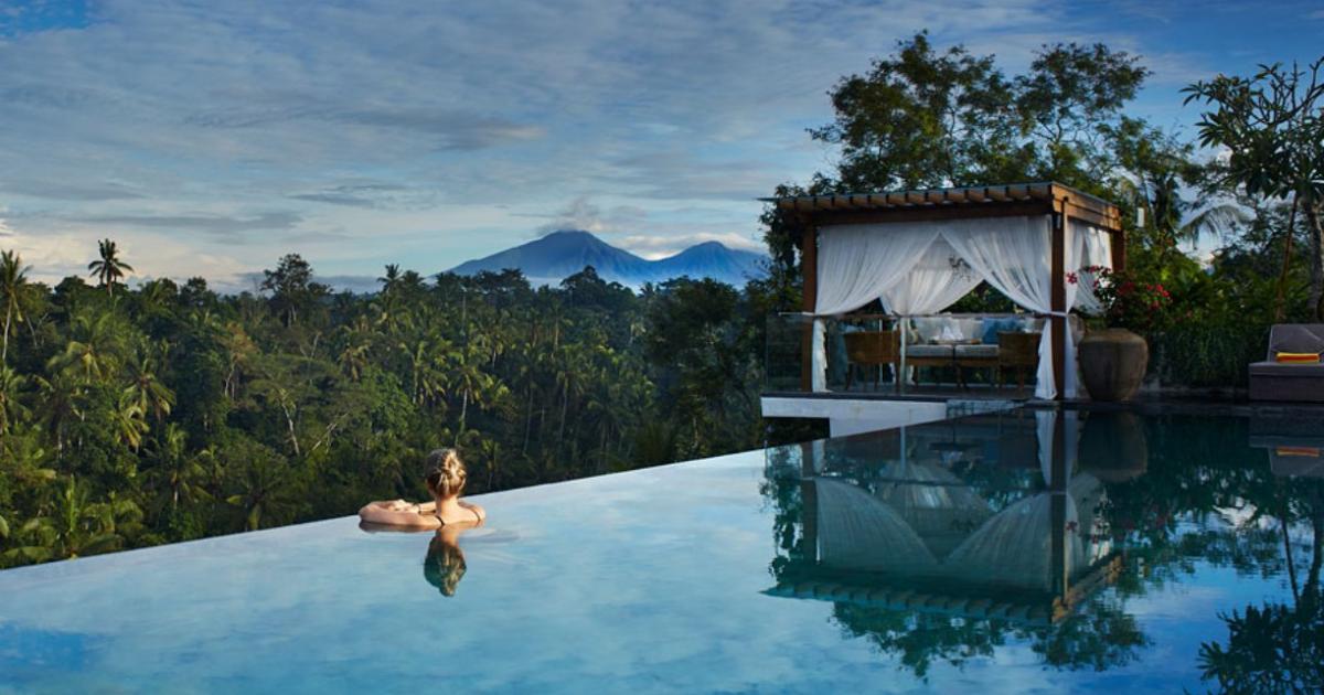 Panoramic view from pool goya Panoramic view from pool goya