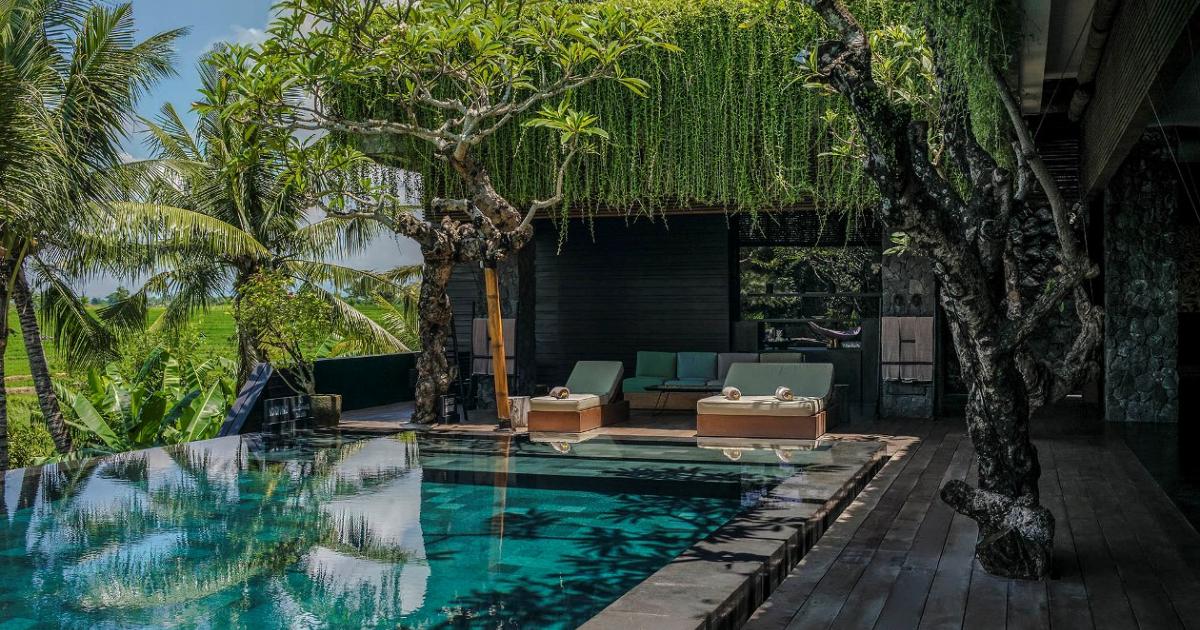 Villa Mana Lounge Poolside Villa Mana Lounge Poolside Bali Villa Wedding