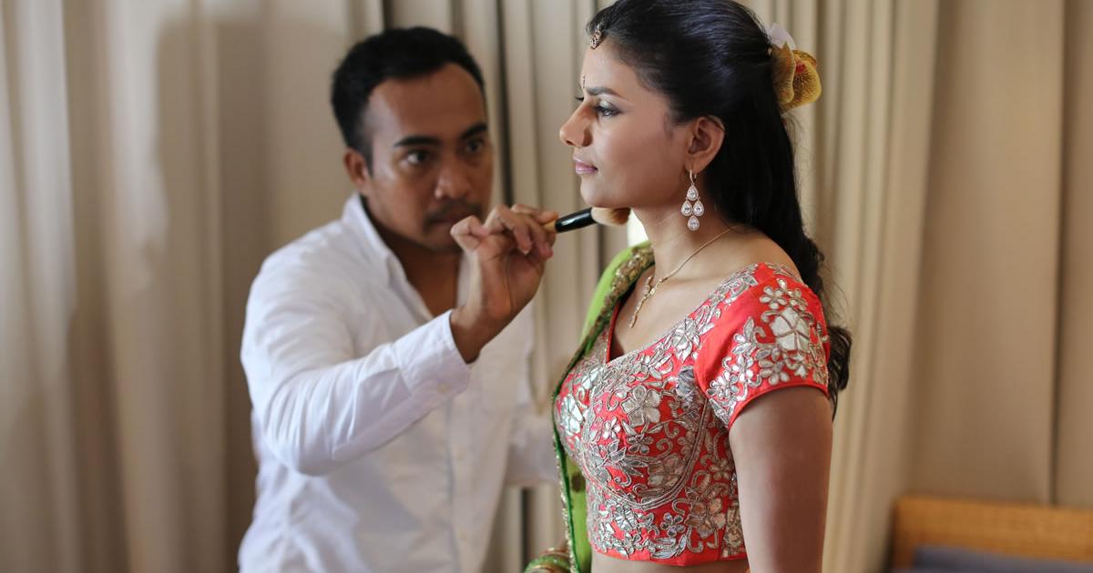 hairs do and makeup bali wedding 