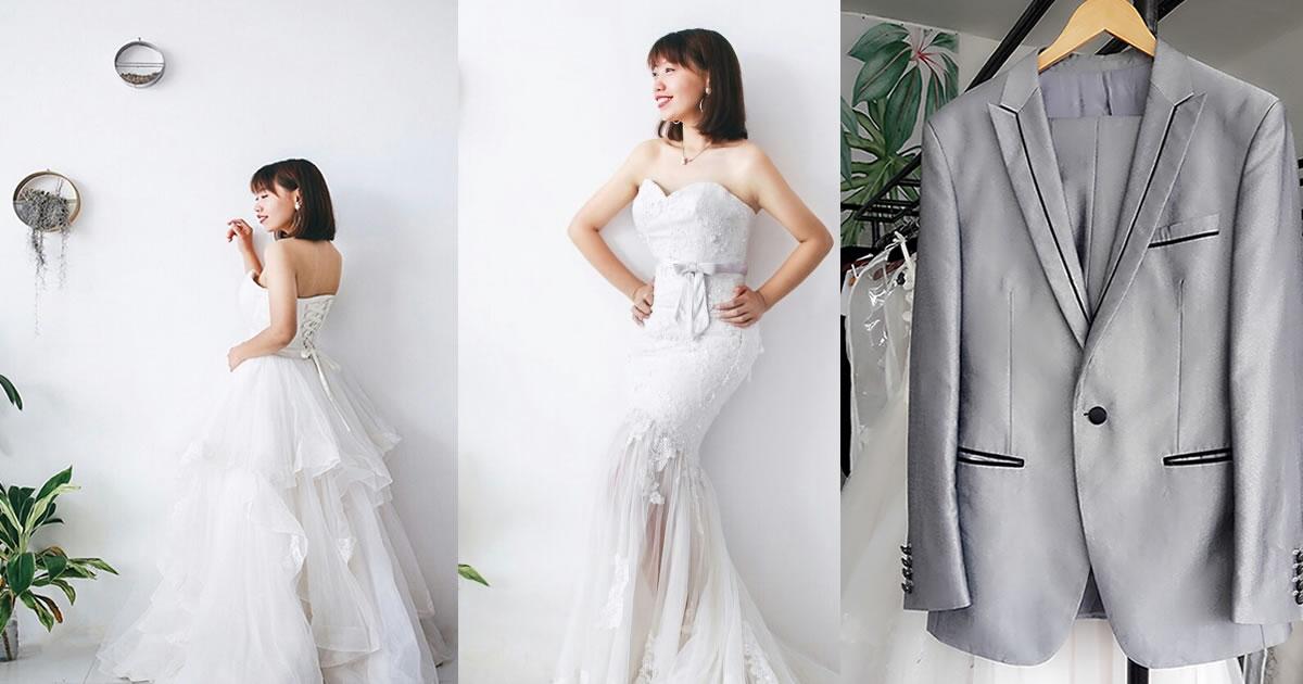 wedding gown and tuxedo rental