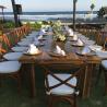 wedding dinner table set up at Villa The Ylang Ylang