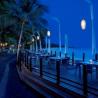 melia bali sateria restaurant night view 