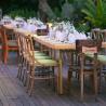 wooden wedding dining table 